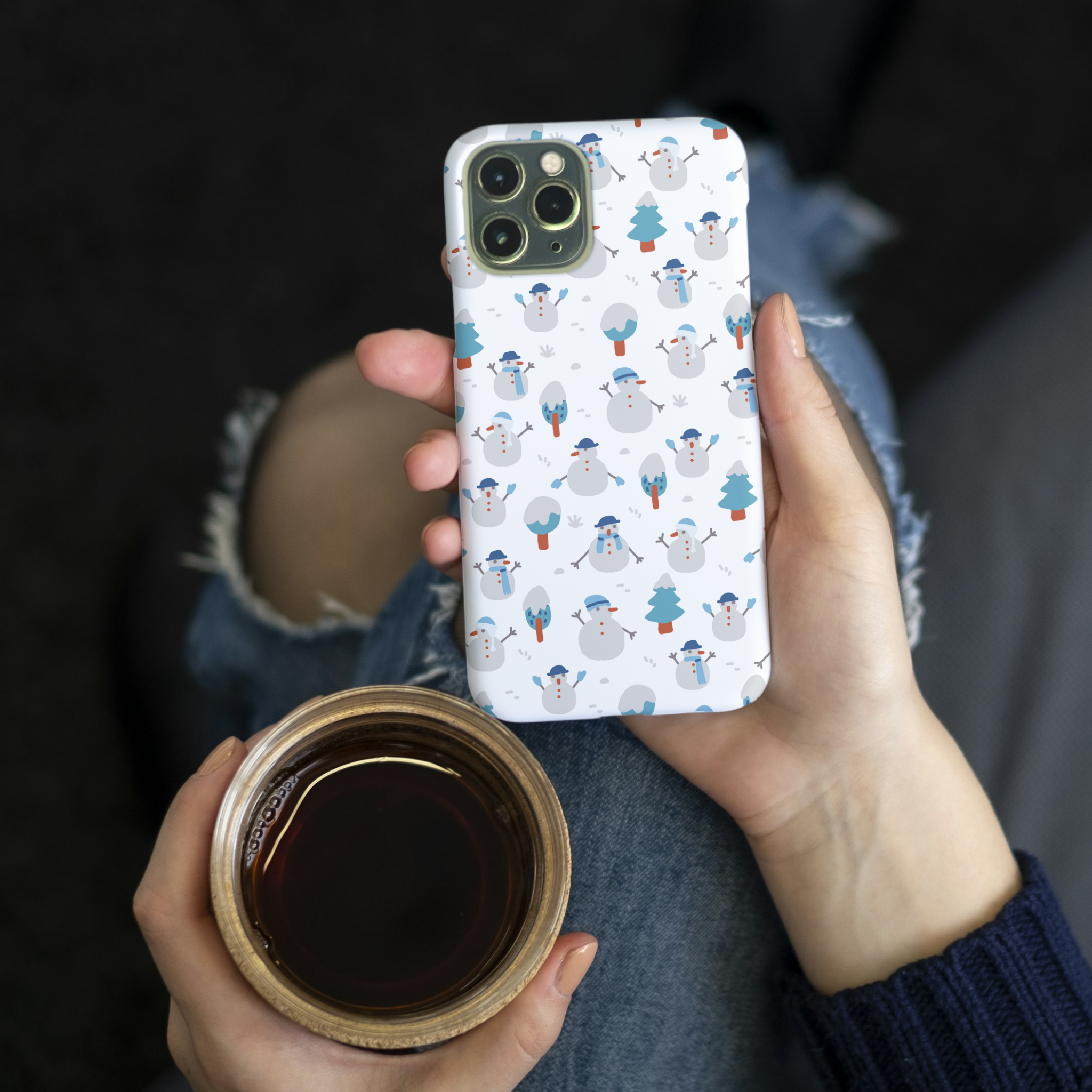 Snowy Fun iPhone Case